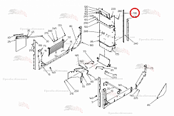 Картинка запчастей: Направляющая планка 076.05664 для свеклоуборочного комбайна Grimme Rexor 620/630